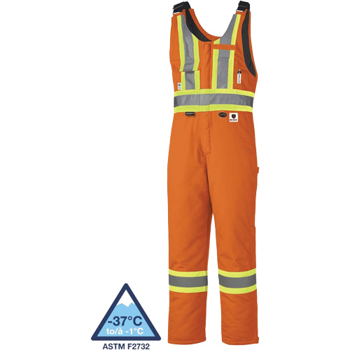 5534A Combinaison de s&eacute;curit&eacute; matelass&eacute;e ignifuge, Petit, Orange Waymarc Industries Inc