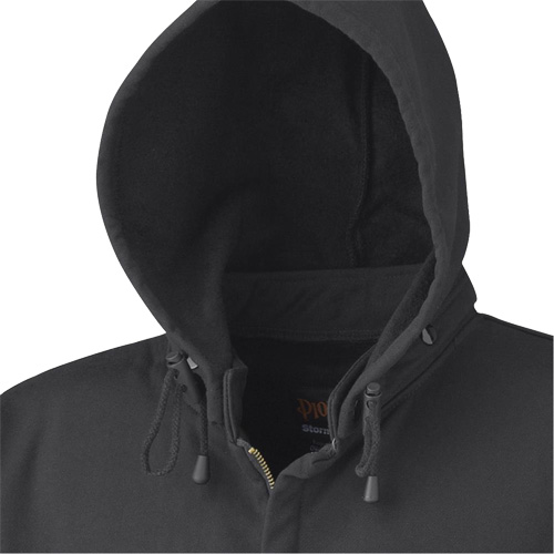 337 Flame-Resistant Zip Style Hoodie, Men's, X-Small, Black, 22 cal/cm² Waymarc Industries Inc
