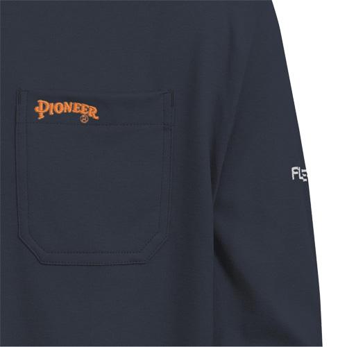 339SFA Flame-Resistant Long-Sleeved Safety Shirt, Small, High Visibility Orange Waymarc Industries Inc