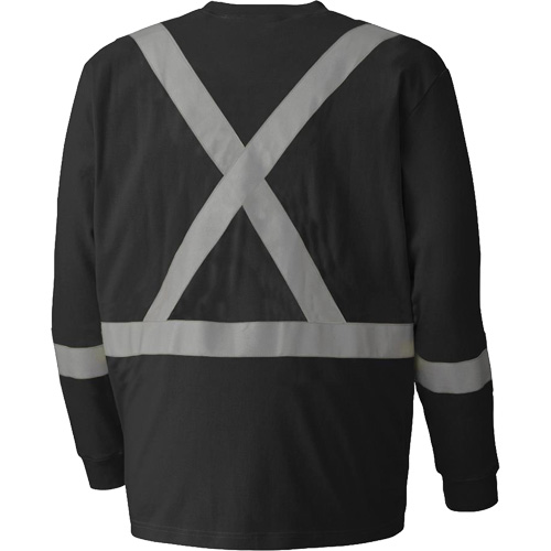340SFA Chemise de s&eacute;curit&eacute; &agrave; manches longues ignifuge, Petit, Noir Waymarc Industries Inc