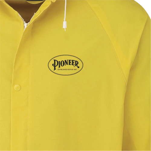 577J Rain Jacket, Polyester/PVC, Small, Yellow Waymarc Industries Inc
