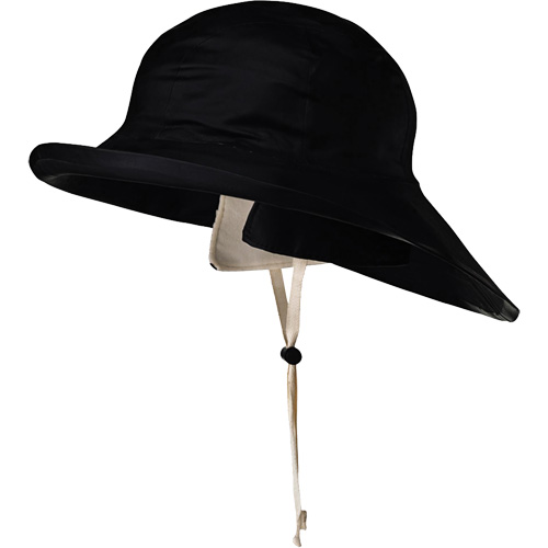 D5050 Black Dry King&reg; Offshore Traditional Sou'wester Hat, Small, Black, Rubber Waymarc Industries Inc