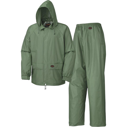 583 V&ecirc;tements imperm&eacute;ables, Polyester/PVC, Petit, Vert Waymarc Industries Inc