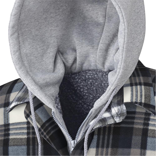 415BG Quilted Hooded Shirt, Men's, X-Small, Multi-Colour Waymarc Industries Inc