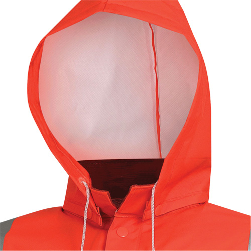 576J Veste de pluie ignifuge haute visibilit&eacute;, Petit, Orange haute visibilit&eacute; Waymarc Industries Inc