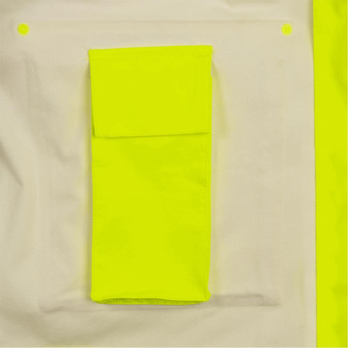 5881 Manteau de pluie ignifuge et protection contre les &eacute;clats d'arc &eacute;lectrique, T-petit, Jaune haute visibilit&eacute;, 10 cal/cm² Waymarc Industries Inc