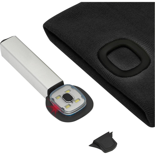 5678 Knit Toque with LED Headlight, Fleece Lining, One Size, Black Waymarc Industries Inc