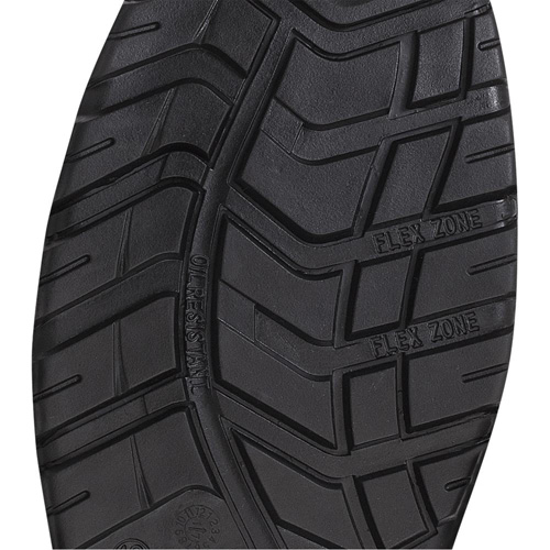 1028 Bottes de travail 8" marron, Cuir, Embout Acier, Taille 10 Waymarc Industries Inc