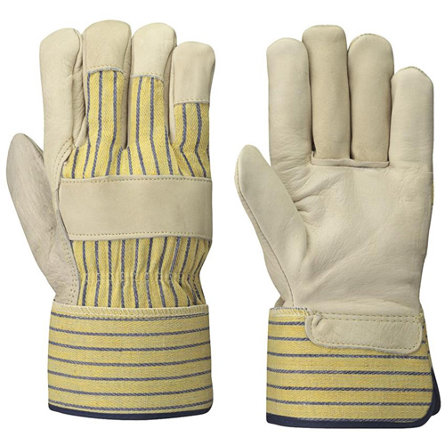 536 Fitter's Gloves, One Size, Grain Cowhide Palm Waymarc Industries Inc