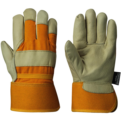 632 Gants d'appareilleur isol&eacute;s, Taille unique, Paume en Cuir fleur de vache, Doublure en Boa Waymarc Industries Inc
