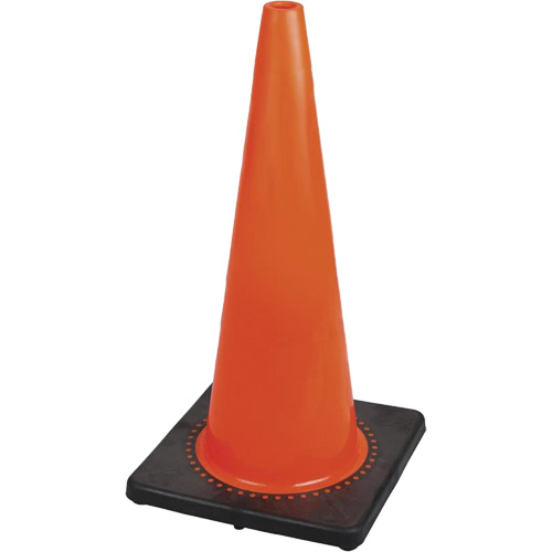 183P Premium Flexible Safety Cone, 28", Orange Waymarc Industries Inc