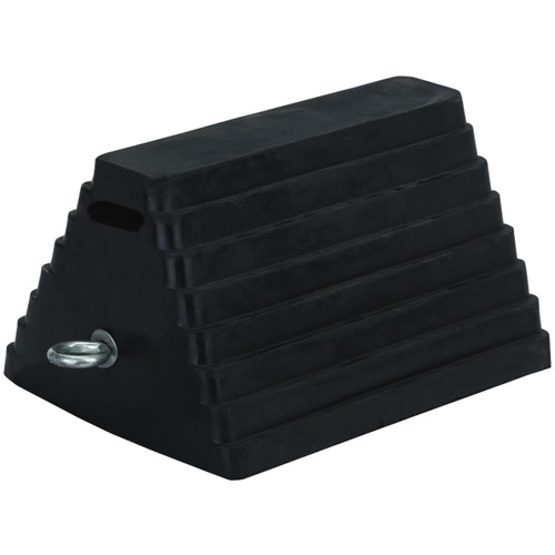 298 Double-Sided Wheel Chock, 6" x 8", Black Waymarc Industries Inc