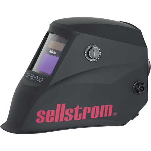 WHB1000 Casque de soudage ADF de la s&eacute;rie Advantage, 3,54" lo x 1,57" la Champ de vision, Noir/Rouge Waymarc Industries Inc