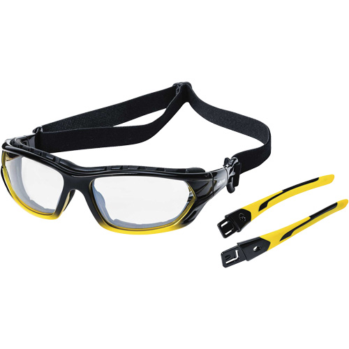XPS530 Sealed Safety Glasses, Indoor/Outdoor Lens, Anti-Scratch, ANSI Z87+/Meets/Exceeds CSA Z94.3 Waymarc Industries Inc