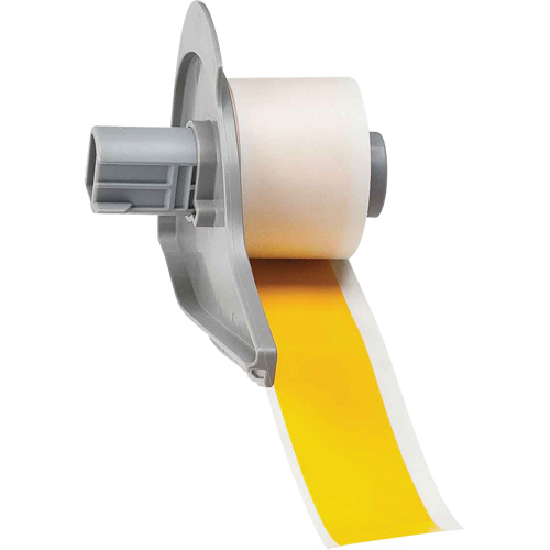 Ruban adh&eacute;sif permanent toutes saisons pour &eacute;tiquettes, Vinyle, Jaune, Largeur de 1" Waymarc Industries Inc