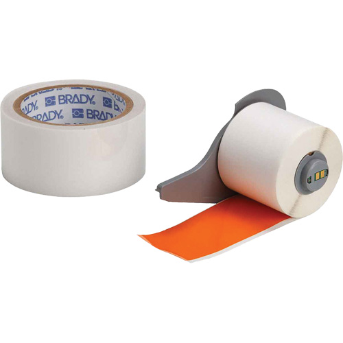 Ruban adh&eacute;sif polyvalent ToughStripe ultra-robuste avec pellicule de protection, Polyester, Orange, Largeur de 2" Waymarc Industries Inc