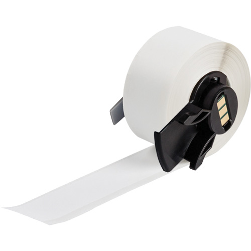 Multi-Purpose Label Tape, Vinyl, White, 1.9" Width Waymarc Industries Inc