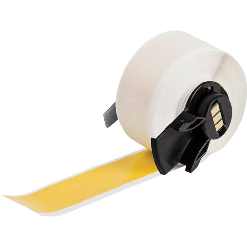 Multi-Purpose Label Tape, Vinyl, Yellow, 1.9" Width Waymarc Industries Inc