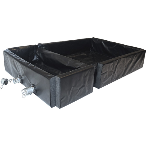 Berme Ultra-Track Berm, Capacit&eacute; 144 gal. US, 4' la x 6' lo x 12" h, Paroi en mousse Waymarc Industries Inc