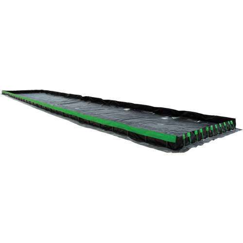 Ultimate Copolymer 2000 Ultra-Containment Berm&reg;, 12' W x 30' L x 12" H, Hinge Bracket Waymarc Industries Inc