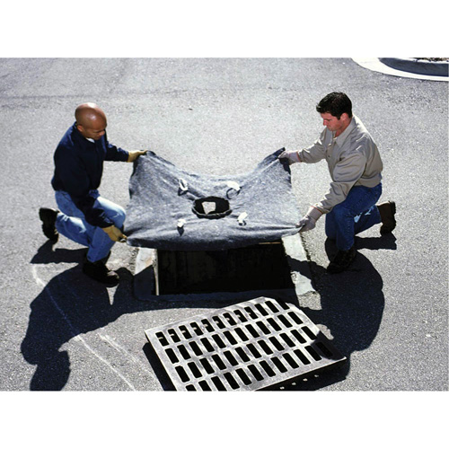 Recycled Ultra-Drain Guard&reg; Catch Basin Insert, Oil & Sediment, 48" L x 36" W Waymarc Industries Inc