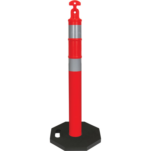 High-Visibility Delineator Post Kit, 42" H, Orange Waymarc Industries Inc
