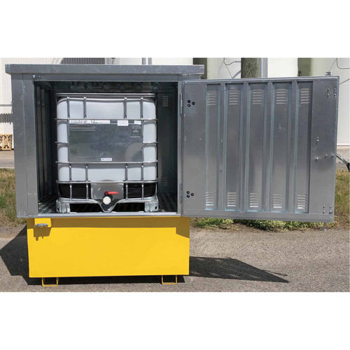 Couvercle rigide en acier Ultra-IBC, 71,1" lo x 83,1" la x 66,3" h, Capacit&eacute; de charge 5640 lb Waymarc Industries Inc