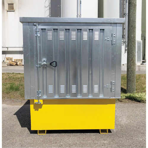 Couvercle rigide en acier Ultra-IBC, 71,1" lo x 83,1" la x 66,3" h, Capacit&eacute; de charge 5640 lb Waymarc Industries Inc