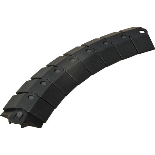 Small Ultra-Sidewinder Cable Protection System&reg; with Endcaps, 39.5" x 3" x 0.8", 2000 lbs. (1 tons) Waymarc Industries Inc