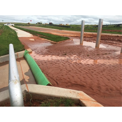 Green Ultra-Silt Dike&reg;, 7' L x 5' W Waymarc Industries Inc