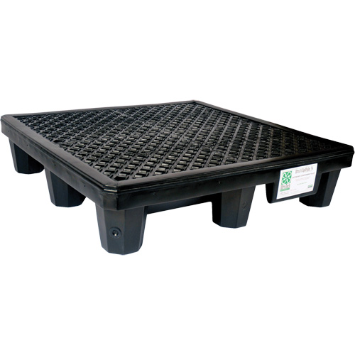 4-Drum Economy Ultra-Spill Pallet&reg;, 66 US gal. Spill Capacity, 53" x 53" x 11.8" Waymarc Industries Inc
