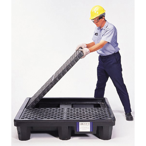 4-Drum Economy Ultra-Spill Pallet&reg;, 66 US gal. Spill Capacity, 53" x 53" x 11.8" Waymarc Industries Inc