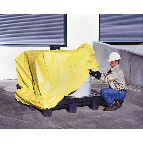 4-Drum Spill Pallet Pullover Cover Waymarc Industries Inc