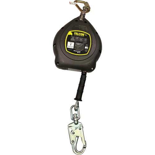 Falcon+ Self-Retracting Lifeline, 20', Galvanized Steel, Swivel Waymarc Industries Inc