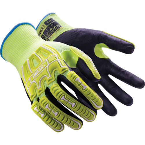 Helix&reg; 3062IMP Impact Gloves, 6/X-Small, Foam Nitrile Palm, Elastic/Knit Wrist Cuff Waymarc Industries Inc