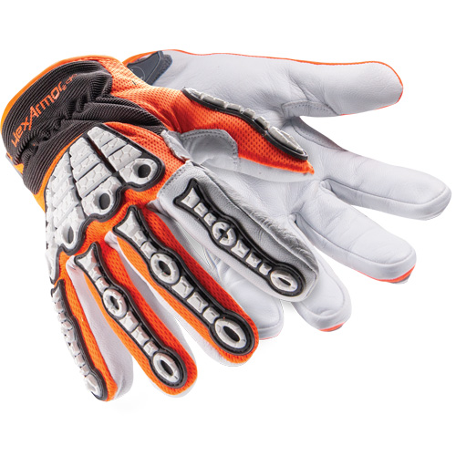 Chrome SLT&reg; Oasis 4073 Impact Gloves, 6/X-Small, Goatskin Palm, Hook & Loop Cuff Waymarc Industries Inc