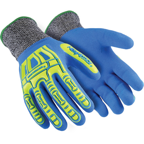 Rig Lizard&reg; Fluid 7102 Cut-Resistant Gloves, Size 5/2X-Small, 13 Gauge, Nitrile Coated, Fibreglass/HPPE Shell, ASTM ANSI Level A4 Waymarc Industries Inc