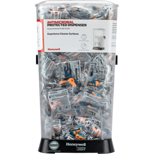HL400 AM Corded Earplug Dispenser with LT-30 Earplugs Canister Waymarc Industries Inc