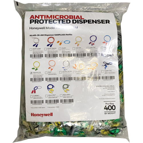 LPF-30 Earplugs Refill for HL400 Dispenser, Bulk - Polybag, Corded Waymarc Industries Inc