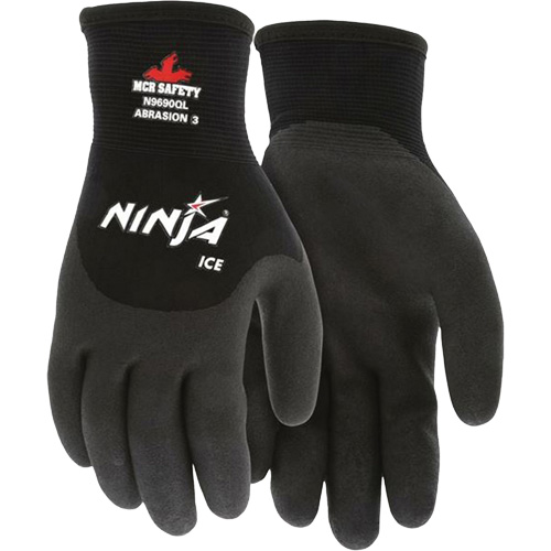Ninja&reg; Ice Insulated Winter Gloves, Small, HPT Coating, 15 Gauge, Nylon Shell Waymarc Industries Inc