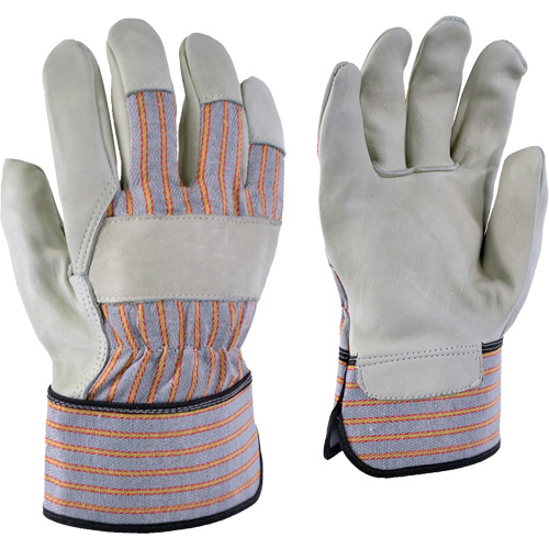 24-61 Striped Work Gloves, X-Small, Grain Cowhide Palm Waymarc Industries Inc