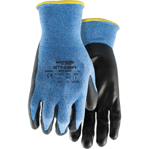 Gants anticoupures 359 Stealth Stinger, Taille T-petit, Calibre 15, Rev&ecirc;tement Polyur&eacute;thane, Enveloppe en Fibre de verre/Nylon/Spandex, ASTM ANSI niveau A2/EN 388 niveau B Waymarc Industries Inc
