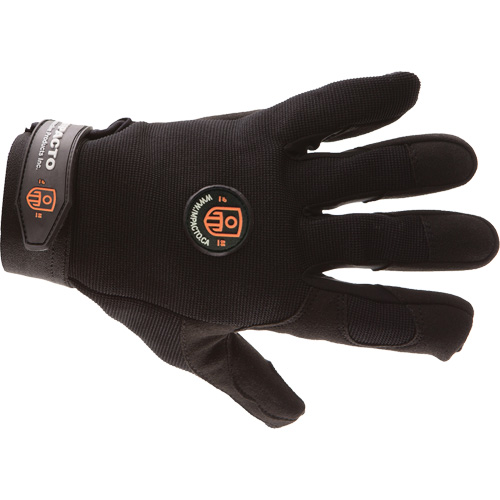 Gants de m&eacute;canicien anti-chocs, 7/Petit, Paume en Synth&eacute;tique/Su&egrave;de, Poignet &eacute;lastique/Boucle et crochet Waymarc Industries Inc