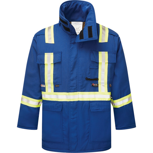 Westex&reg; DH Antistatic 6.5 oz. Flame Resistant Insulated Parka, 2X-Large (Tall), Royal Blue Waymarc Industries Inc