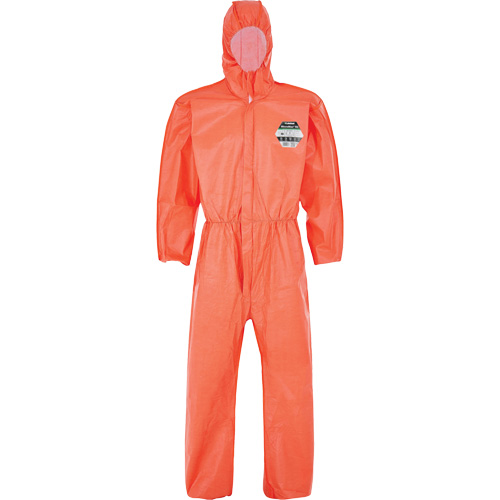 Combinaison MicroMax NS avec capuchon, poignets, taille et chevilles &eacute;lastiques, Petit, Orange, Microporeux Waymarc Industries Inc