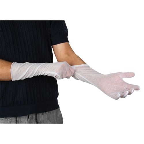 Gants d'inspection l&eacute;gers, Poly/coton, Poignet &agrave; ourlet, Hommes Waymarc Industries Inc
