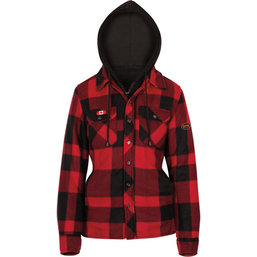 415RBW Quilted Hooded Shirt, Women's, X-Small, Multi-Colour Waymarc Industries Inc