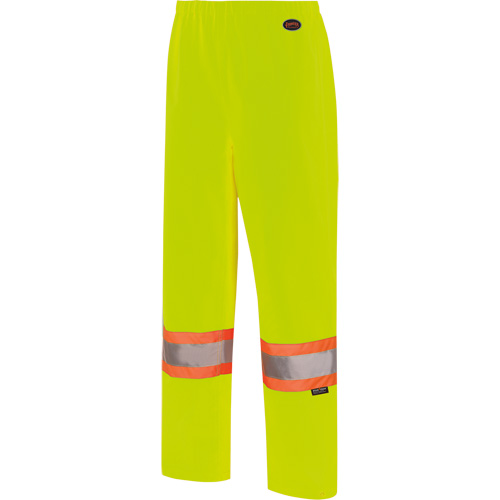 5629W Women's Waterproof Bib Pants, Polyester/Polyurethane, X-Small, High Visibility Lime-Yellow Waymarc Industries Inc