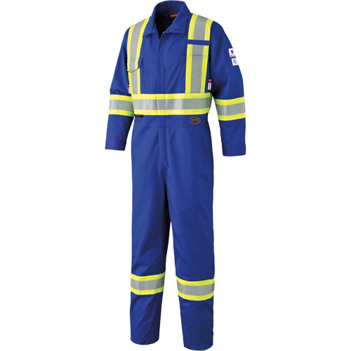 7704T FR-Tech&reg; Arc-Rated Coverall, Size 40 (Tall), Royal Blue, 10 cal/cm² Waymarc Industries Inc