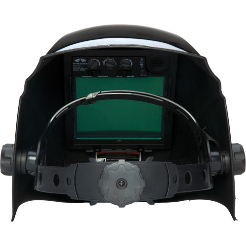 Casque de soudeur autonoircissant Leadhead, 3,8" lo x 3,4" la Champ de vision, Teinte 9 - 13, Noir Waymarc Industries Inc